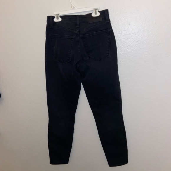 lucky brand high rise skinny Bridgette black jeans super cute button fly pants - Picture 9 of 16